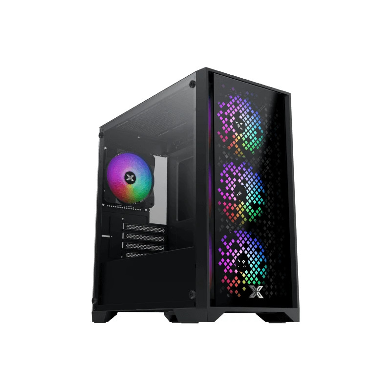 Xigmatek кутия Case mATX - NYX II - 4 RGB Fans