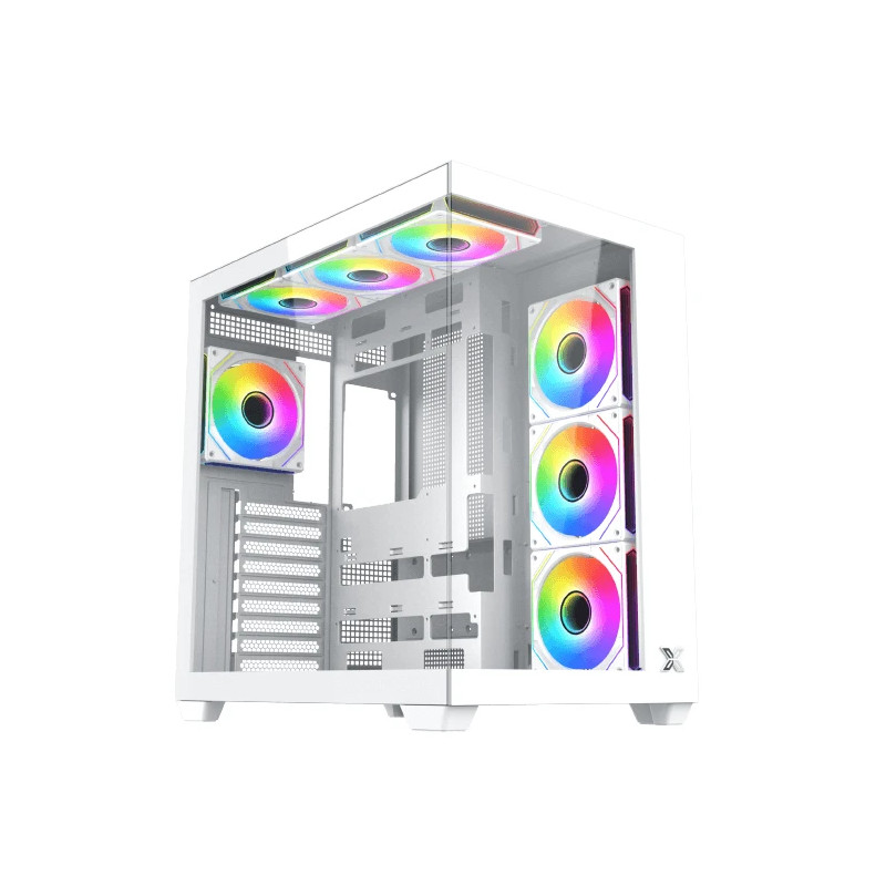 Xigmatek кутия Case ATX - Aqua V Air Arctic (H23A) - 7 ARGB Fans