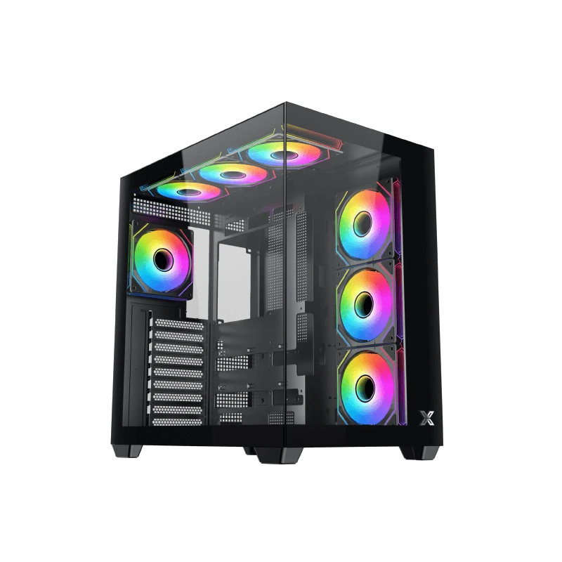 Xigmatek кутия Case ATX - Aqua V Air (H23A) - 7 ARGB Fans