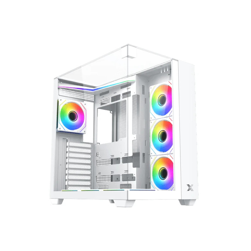Xigmatek кутия Case ATX - Aqua V Arctic (H23A) - 7 ARGB Fans