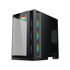 Xigmatek кутия Case ATX - Aqua 7 - 8 ARGB Fans, USB-C