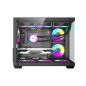 Darkflash кутия Case mATX - B275 PRO Black - 6 x 120 mm Infinity Mirror A-RGB Darkflash кутия Case mATX - B275 PRO Black - 6 x 120 mm Infinity Mirror A-RGB