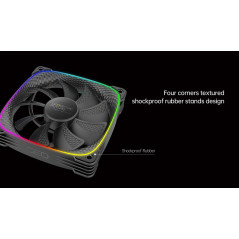Geometric Future вентилатор Squama 2503R, REVERSE Fan, 120mm, ARGB, Black|Вентилатори|Geometric Future|29,16 лв.