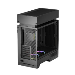 DeepCool кутия Case ATX - CL6600 - Modular Split-Chamber, 360 mm AIO Pre-Installed, 2 ARGB fans