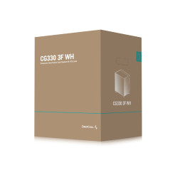 DeepCool кутия Case mATX - CG330 3F WH - 3 ARGB Fans