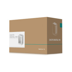 DeepCool кутия Case mATX - CH270 DIGITAL WH