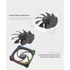 Geometric Future вентилатор Squama 2503R, REVERSE Fan, 120mm, ARGB, Black|Вентилатори|Geometric Future|29,16 лв.
