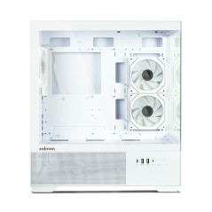 Zalman кутия Case ATX - Chronix WHITE V2 - 3 x 120 mm A-RGB, USB-C, Tempered Glass