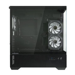 Zalman кутия Case ATX - Chronix BLACK V2 - 3 x 120 mm A-RGB, USB-C, Tempered Glass