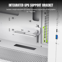 Gamemax кутия Case mATX - CLAW 360 WH