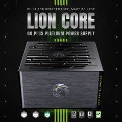 Gamemax захранване PSU ATX 3.1 1000W Platinum, Full Modular - LION CORE 1000P
