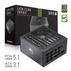 Gamemax захранване PSU ATX 3.1 1000W Platinum, Full Modular - LION CORE 1000P