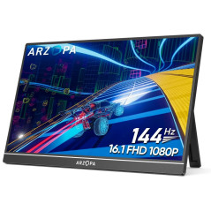 Arzopa преносим монитор Portable Monitor - Z1FC with Sleeve Bag - 16.1", 144Hz, IPS
