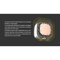 Geometric Future водно охлаждане Water Cooling - Eskimo Junior 36 White - LGA1700/AM5