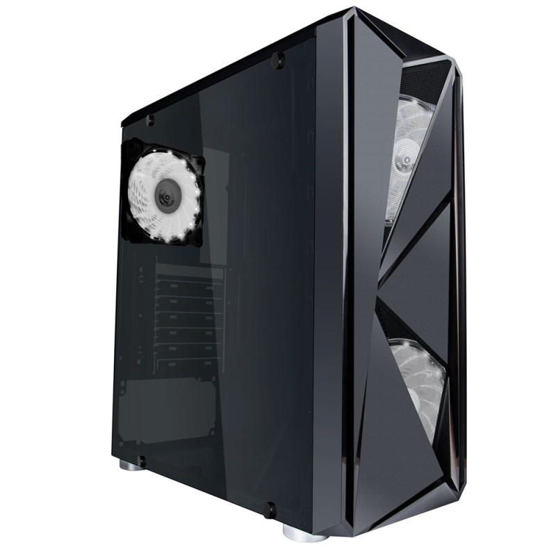 1stPlayer компютърна кутия Gaming Case ATX - F4 WHITE - 3 Fans included 1stPlayer компютърна кутия Gaming Case ATX - F4 WHITE - 3 Fans included