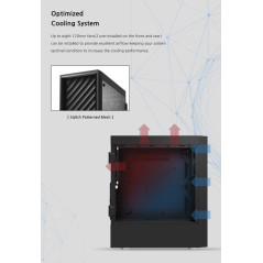 Zalman кутия за компютър Case ATX - T7 - Black