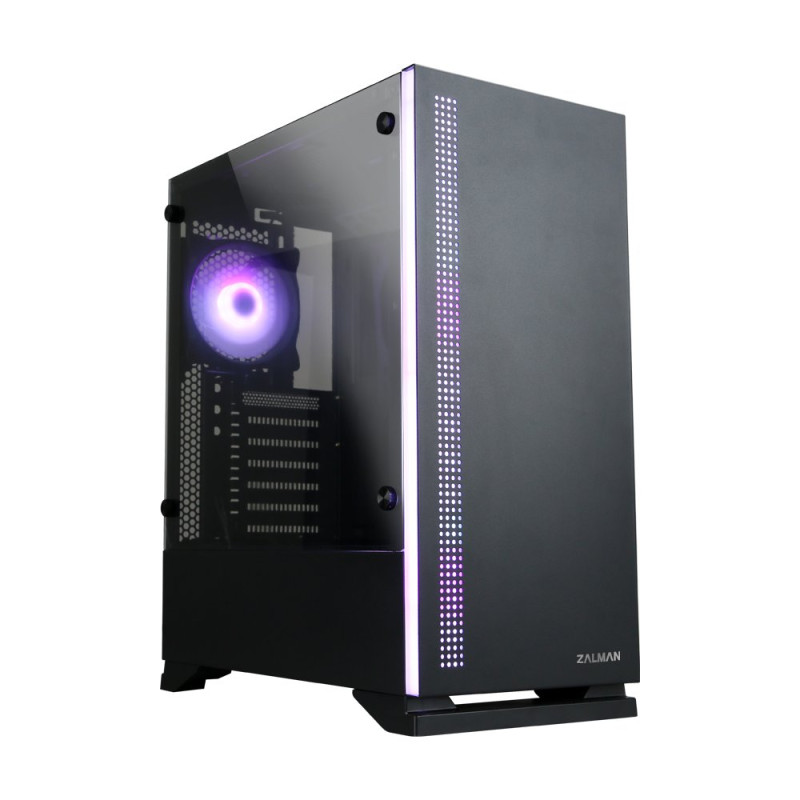 Zalman кутия Case ATX - S5 Black RGB - ZM-S5-BK Zalman кутия Case ATX - S5 Black RGB - ZM-S5-BK